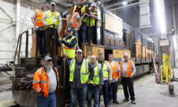 Group photo at the 5057 open house in October 2025