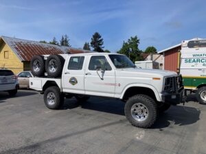 USS Rio Grande search and rescue truck